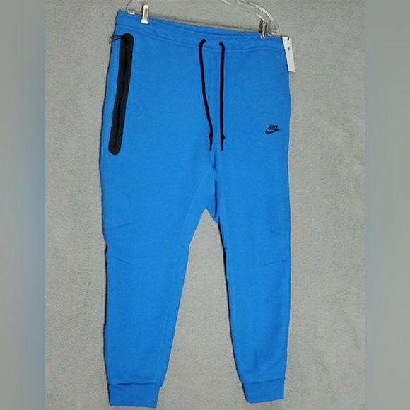 Nike Royal Blue Joggers with Black Accents